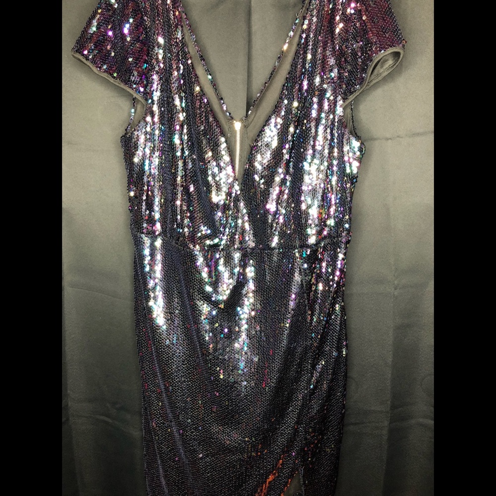 Plus Size Multi Color Dress